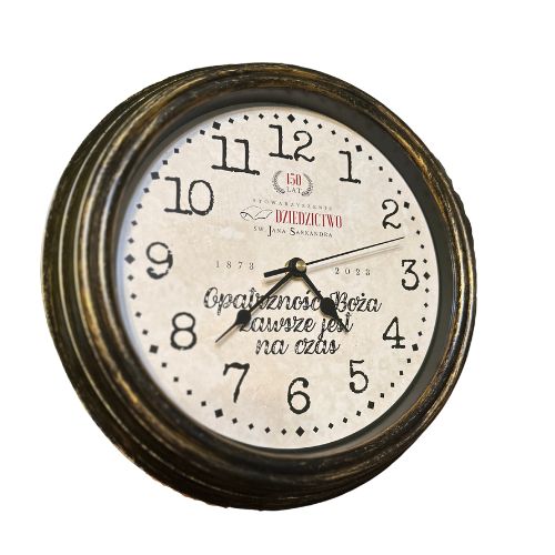Zegar cegiełka - dziedzictwo św Jana Sarkandra